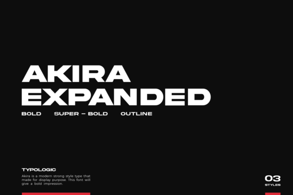 Akira Expanded: The Modern Sans Serif for Bold Visual Communication