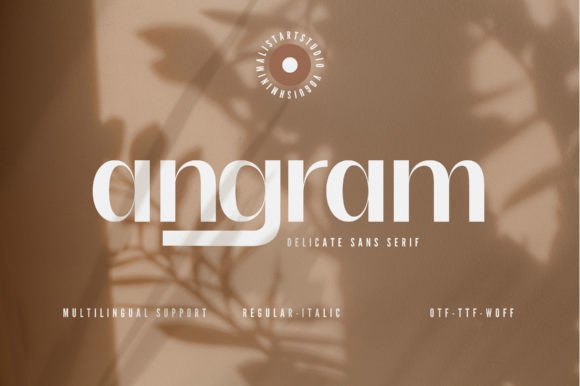 Angram: The Refined Sans Serif for Elegant Design