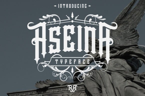 Aseina: Elevating Design with Gothic Blackletter