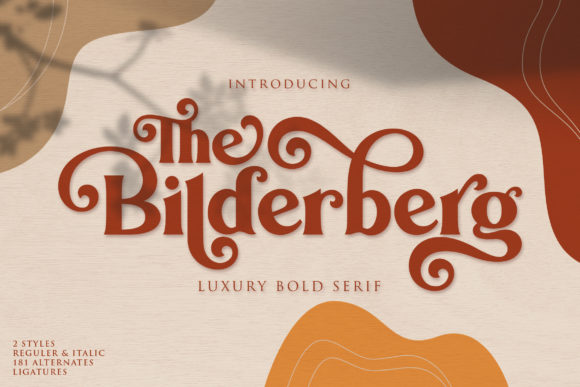Bilderberg: A Bold Serif for Modern Branding