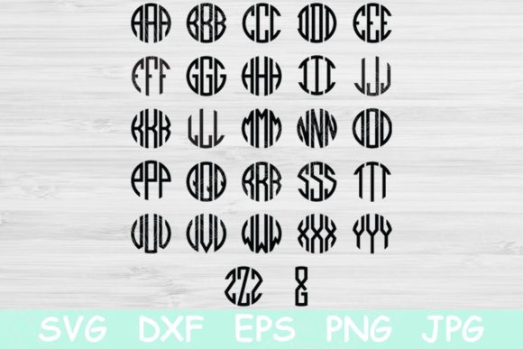 Circle Block Monogram Font: A Modern Design Essential