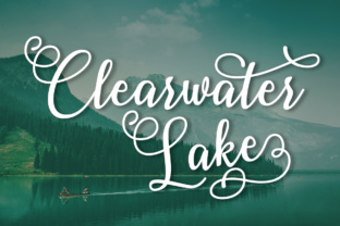 Clearwater Lake: A Script Font for Timeless Branding
