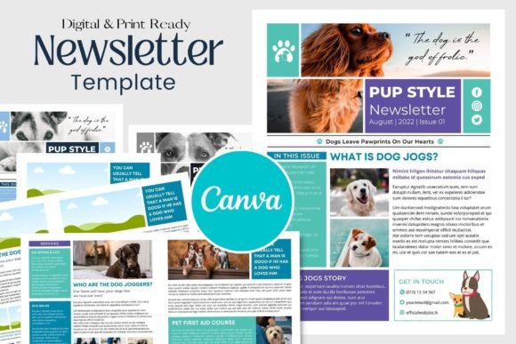 Design Engaging Pet Community Newsletters with Canva