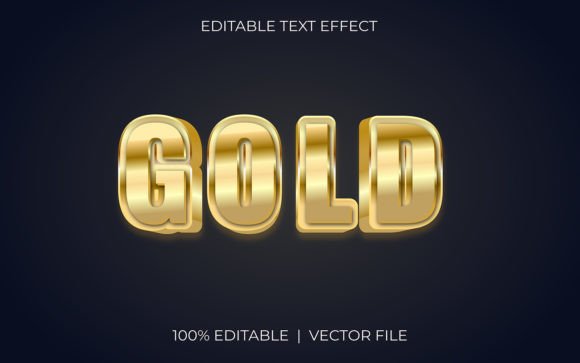 Gold Text Effect Design: Elevate Your Visuals