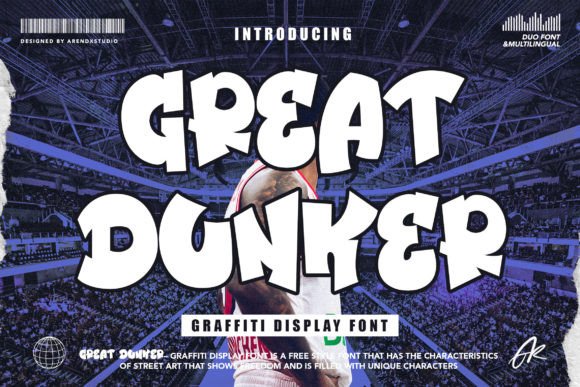 Great Dunker: The Street Art Font for Bold Visuals