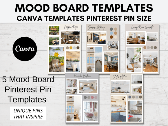 Mood Board Template for Canva Pinterest: Streamline Your Visual Design Process