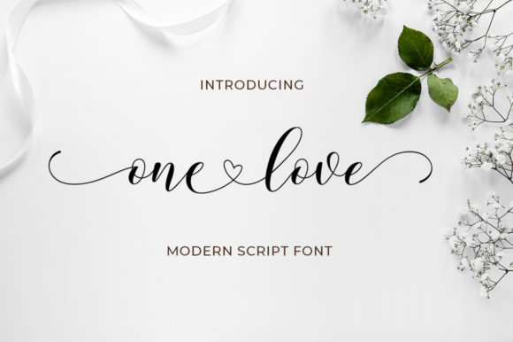 One Love: The Friendly Font for Creative Projects