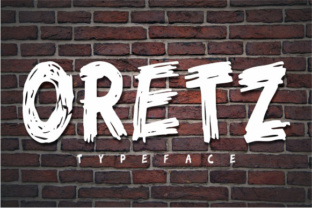Oretz: The Brush Stroke Font for Authentic Design