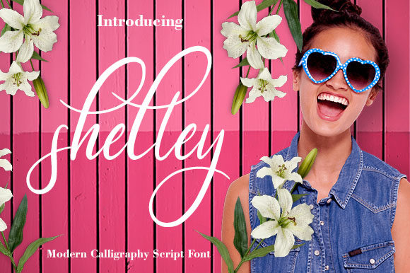 Shelley: Elevating Modern Design with Elegant Calligraphy