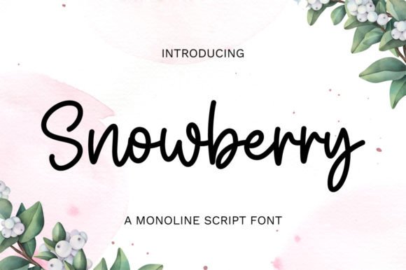 Snowberry: The Flowing Script Font for Modern Design