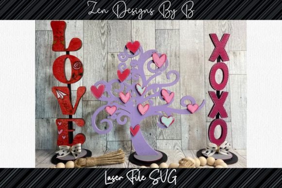 Valentine's Shelf Sitter Laser SVG: Creative Design Bundle